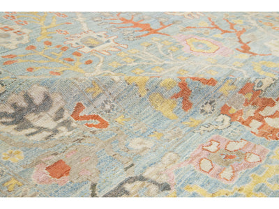 Modern Sultanabad Wool Rug 9 X 12