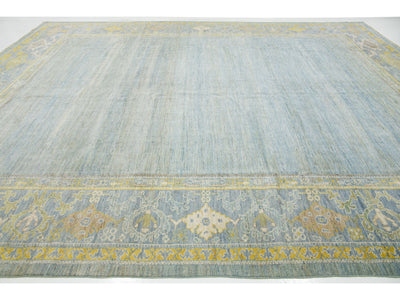 Modern Sultanabad Wool Rug 12 X 15