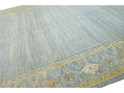 Modern Sultanabad Wool Rug 12 X 15