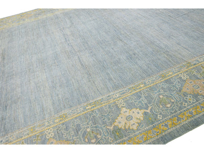 Modern Sultanabad Wool Rug 12 X 19