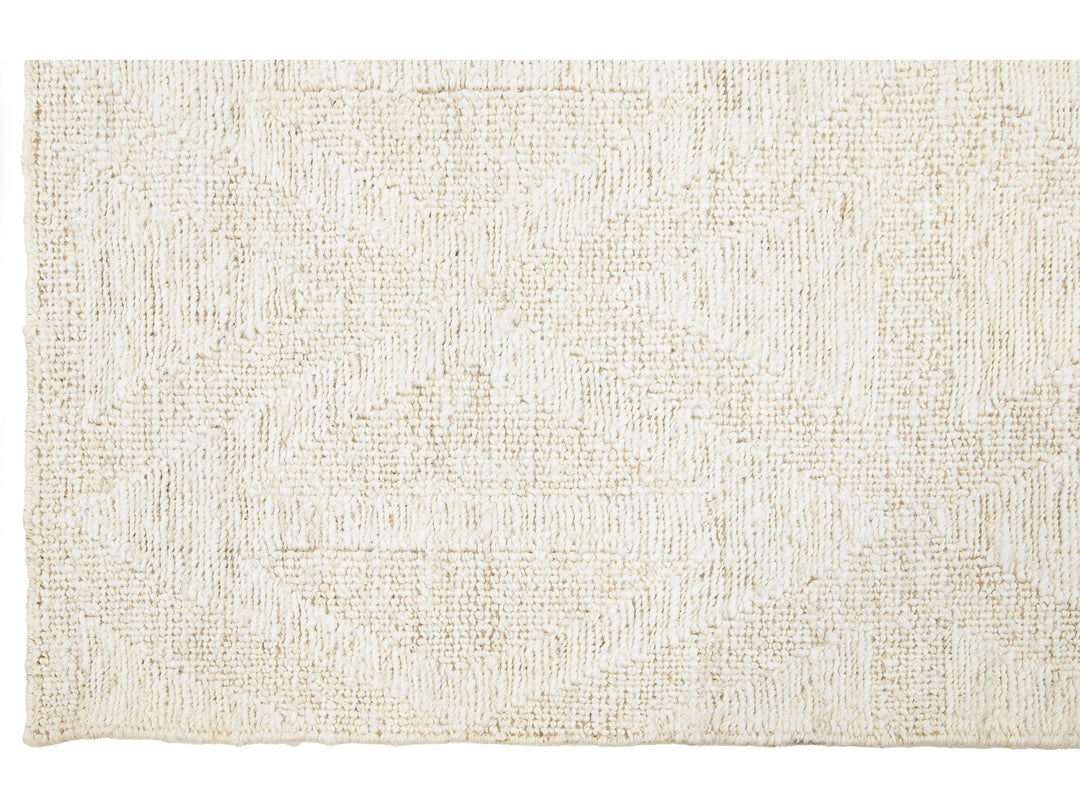 Modern Soumak Natural Jute Rug 5 X 8