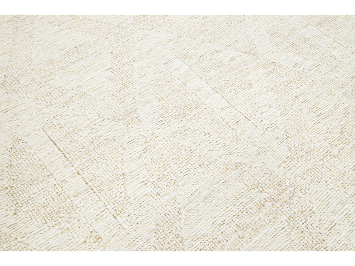 Modern Soumak Natural Jute Rug 5 X 8