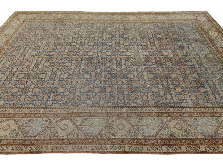 Antique Tabriz Wool Rug 8 X 11