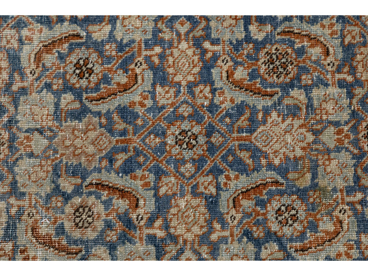 Antique Tabriz Wool Rug 8 X 11