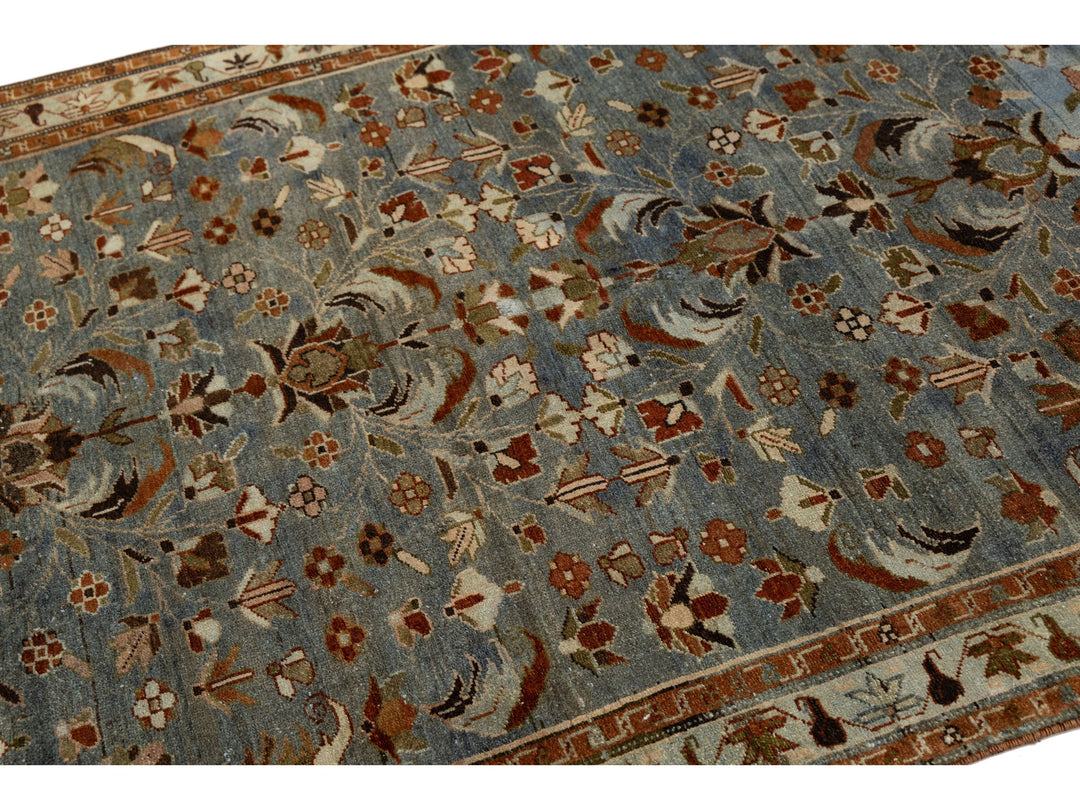 Antique Persian Malayer Wool Rug 5 X 7