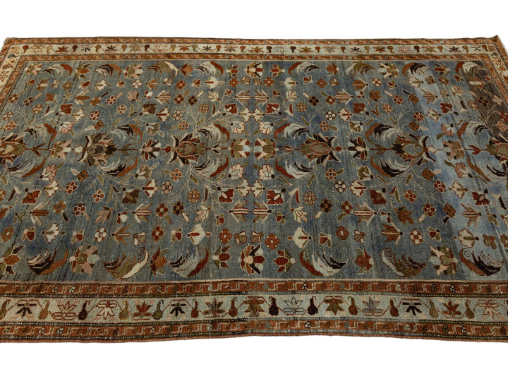 Antique Persian Malayer Wool Rug 5 X 7