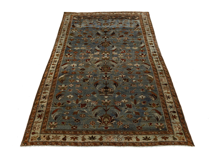 Antique Persian Malayer Wool Rug 5 X 7