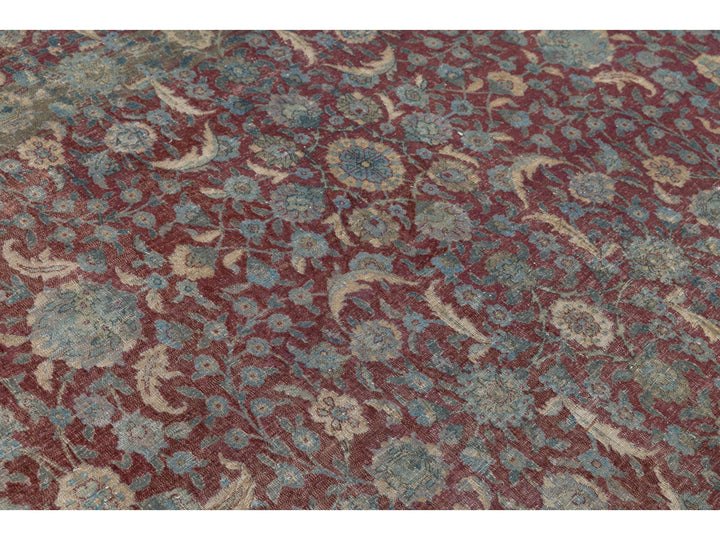 Antique Agra Wool Rug 8 X 11