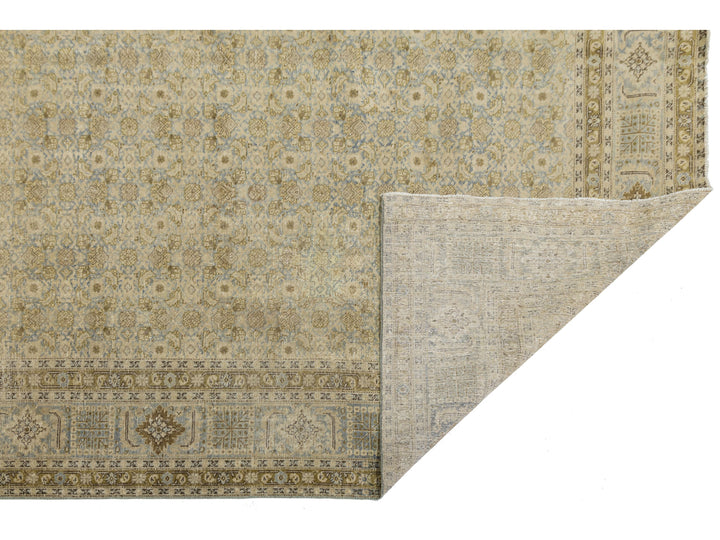 Antique Persian Tabriz Wool Rug 8 x 12