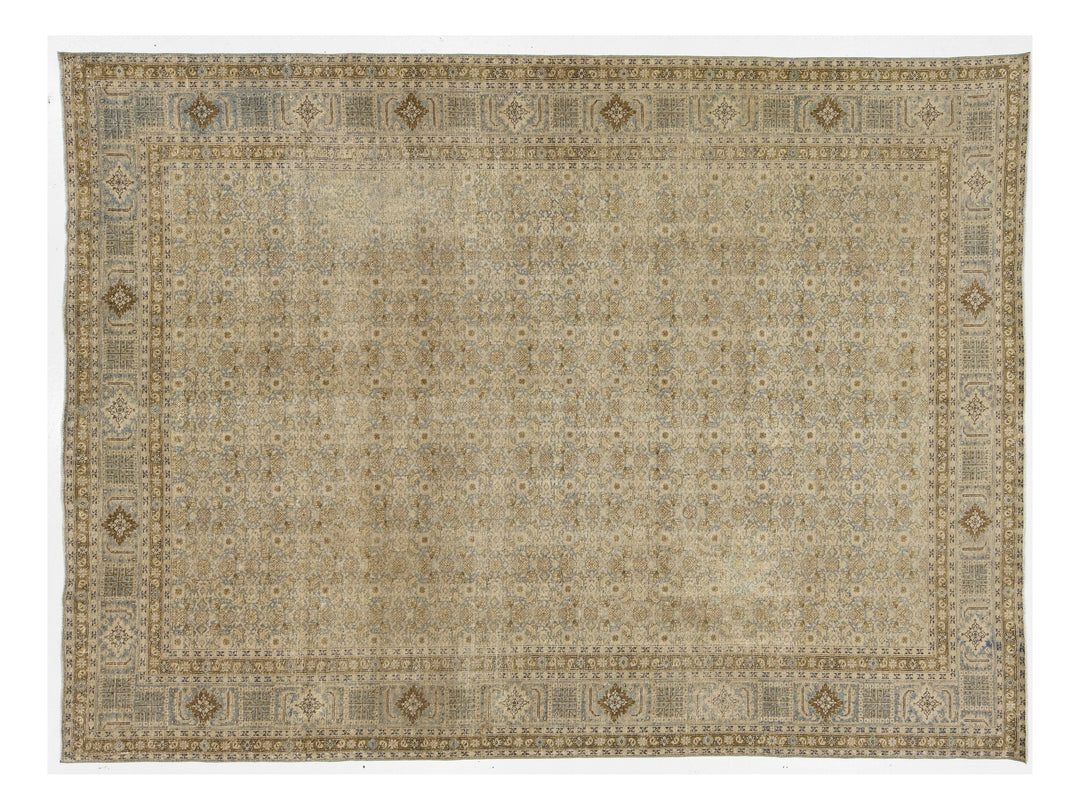 Antique Persian Tabriz Wool Rug 8 x 12