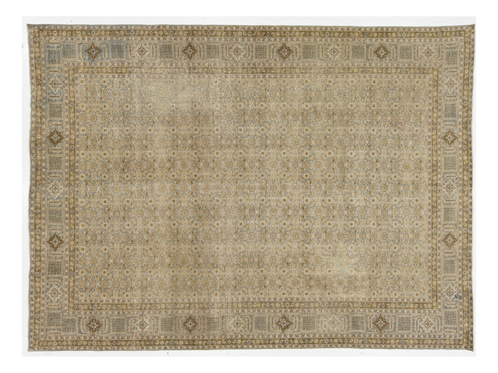 Antique Persian Tabriz Wool Rug 8 x 12