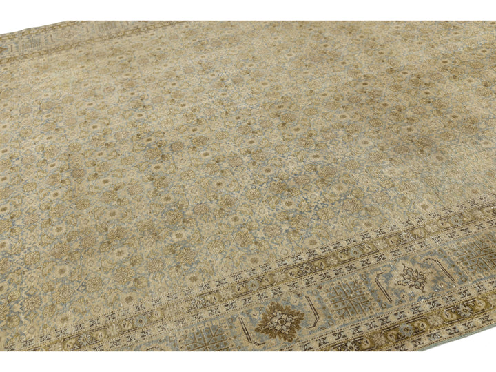 Antique Persian Tabriz Wool Rug 8 x 12