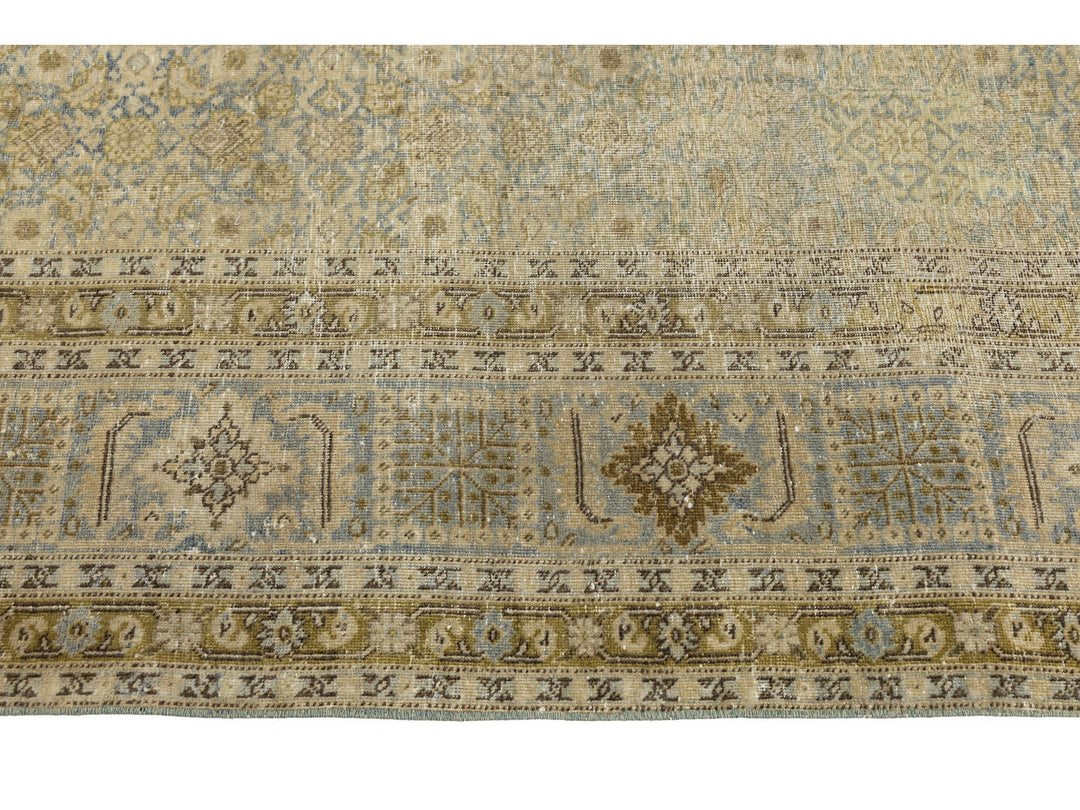 Antique Persian Tabriz Wool Rug 8 x 12