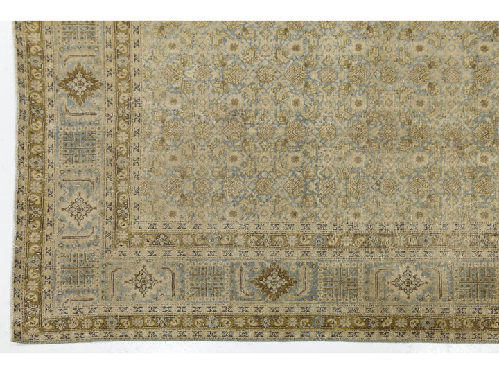 Antique Persian Tabriz Wool Rug 8 x 12