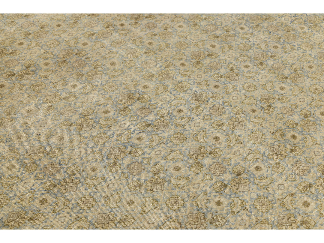 Antique Persian Tabriz Wool Rug 8 x 12