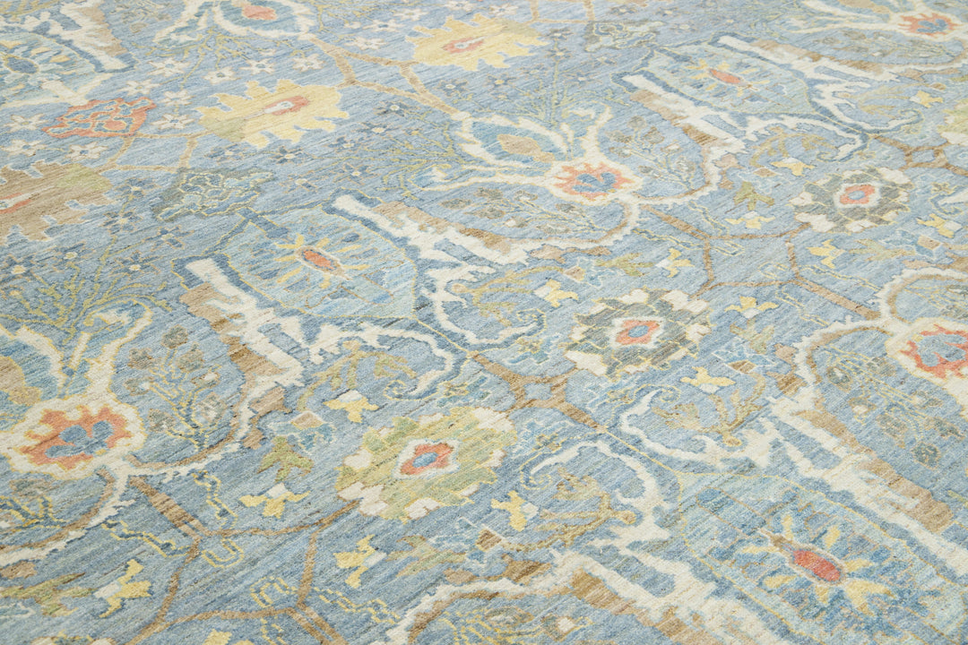 Modern Sultanabad Wool Rug 14 X 19