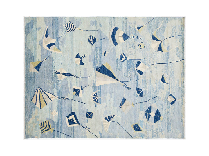 Modern Wool Rug 9 X 12