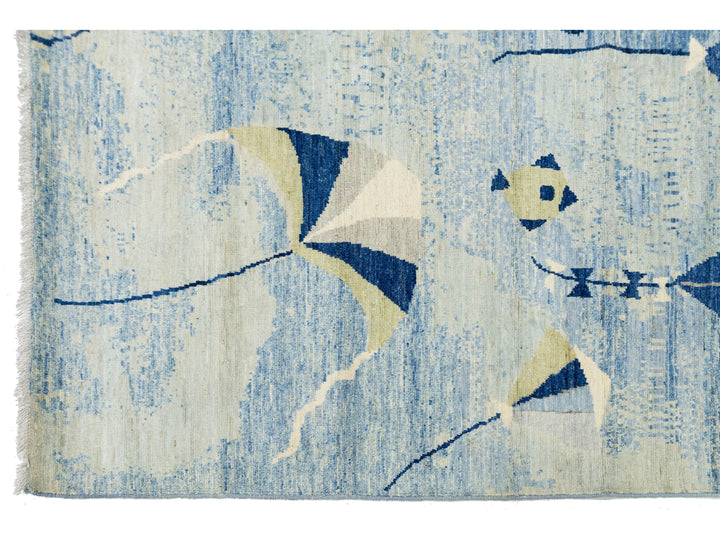 Modern Wool Rug 9 X 12