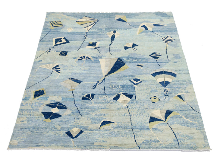 Modern Wool Rug 9 X 12