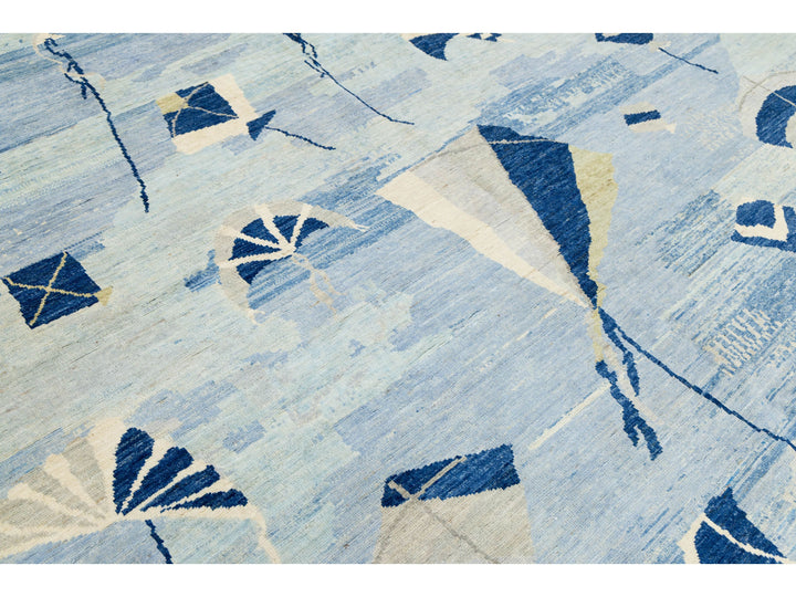 Modern Wool Rug 9 X 12