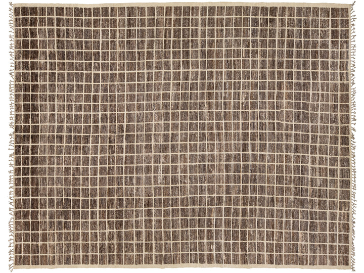 Modern Moroccan Wool Rug 12 X 16