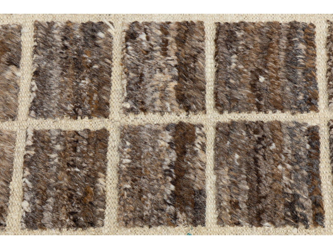 Modern Moroccan Wool Rug 12 X 16