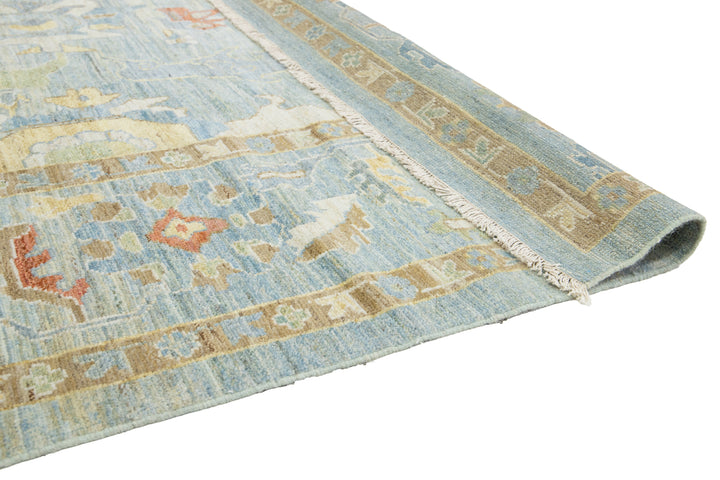 Modern Sultanabad Wool Rug 11 X 12