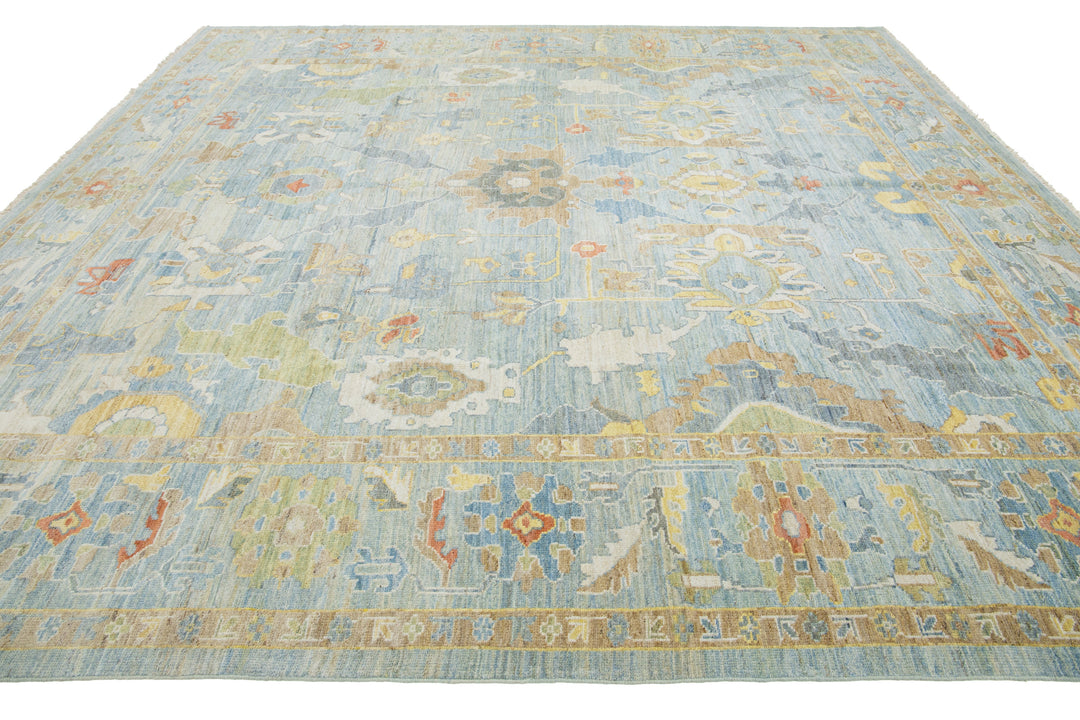 Modern Sultanabad Wool Rug 11 X 12