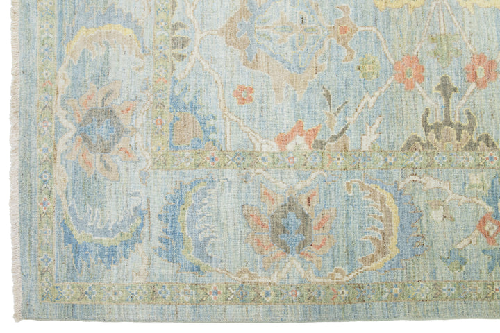 Modern Sultanabad Wool Rug 11 X 13