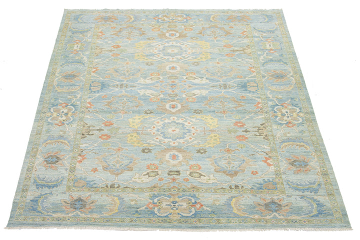Modern Sultanabad Wool Rug 11 X 13