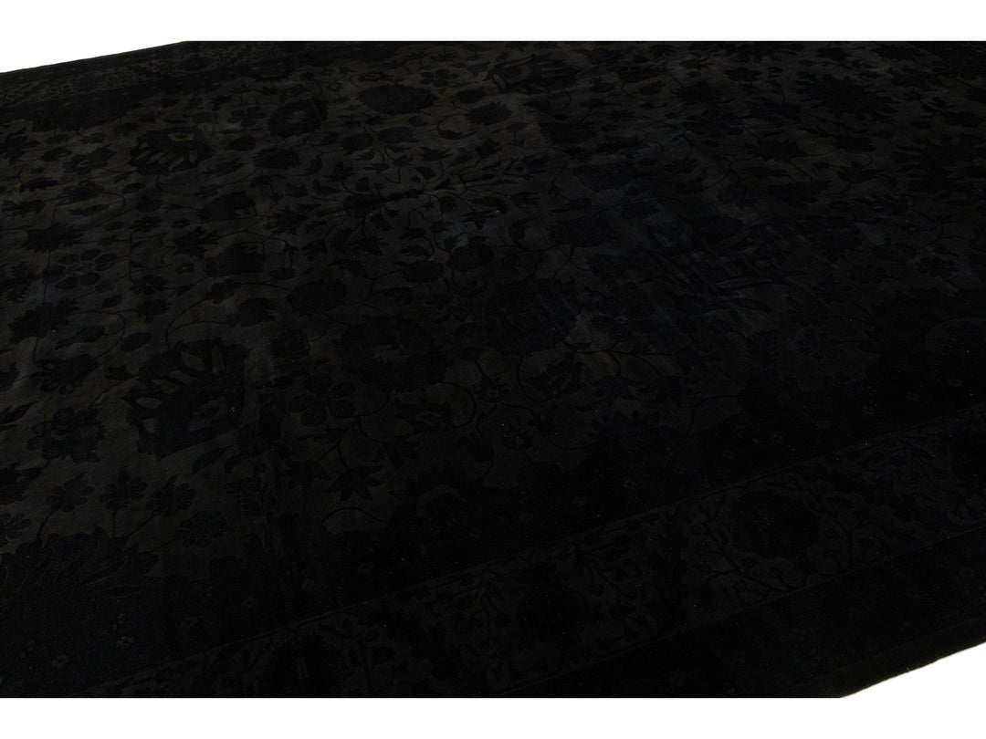 Modern Overdyed Wool Rug 12 X 15