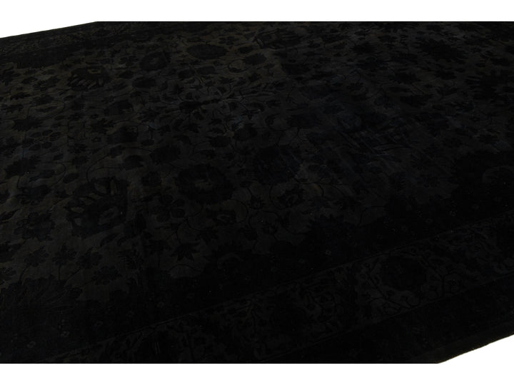 Modern Overdyed Wool Rug 12 X 15