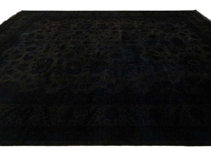 Modern Overdyed Wool Rug 12 X 15