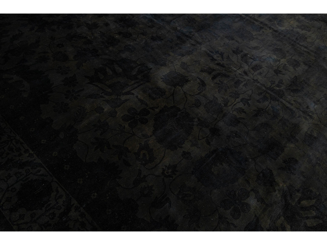 Modern Overdyed Wool Rug 12 X 15