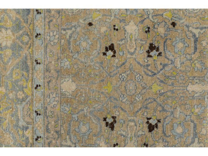 Antique Tabriz Wool Rug 9 X 13