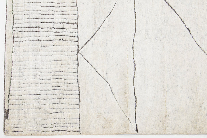 Modern Moroccan Wool Rug 8 X 10