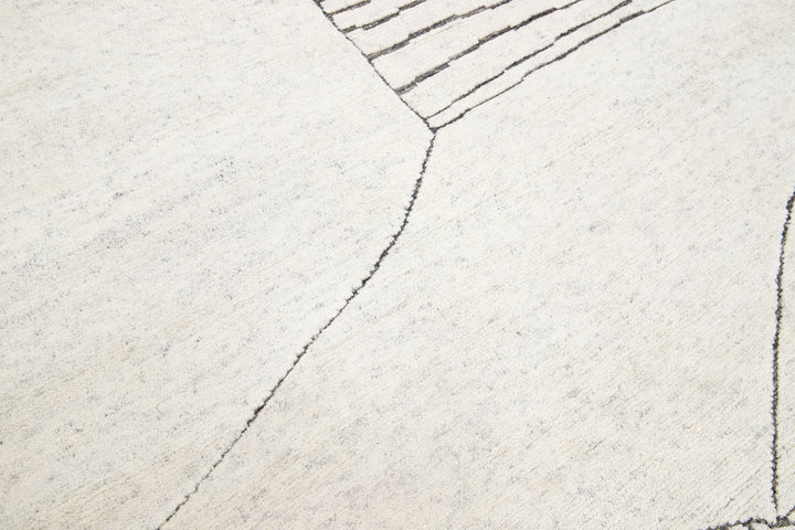 Modern Moroccan Wool Rug 8 X 10