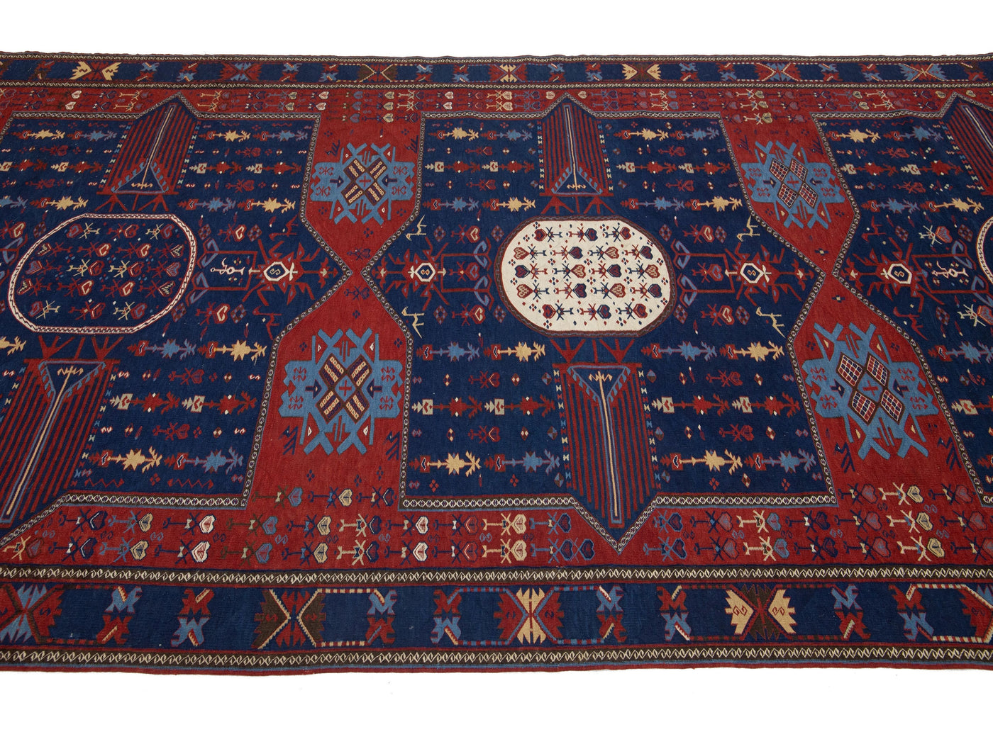 Antique Dagestan Wool Runner 6 X 18