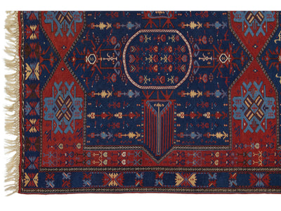 Antique Dagestan Wool Runner 6 X 18