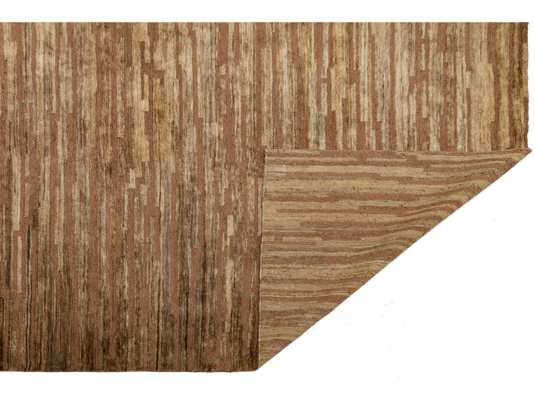 Modern Soumak Wool Rug 10 X 14