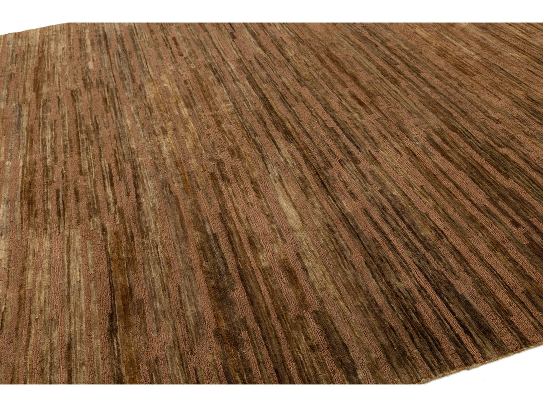 Modern Soumak Wool Rug 10 X 14