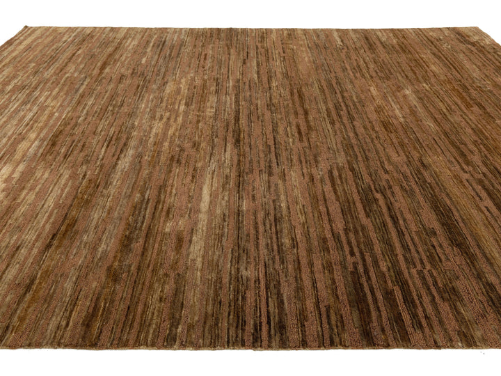 Modern Soumak Wool Rug 10 X 14