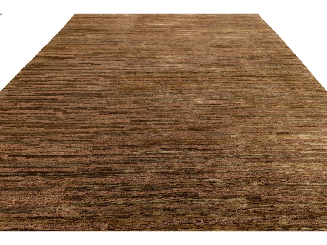 Modern Soumak Wool Rug 10 X 14