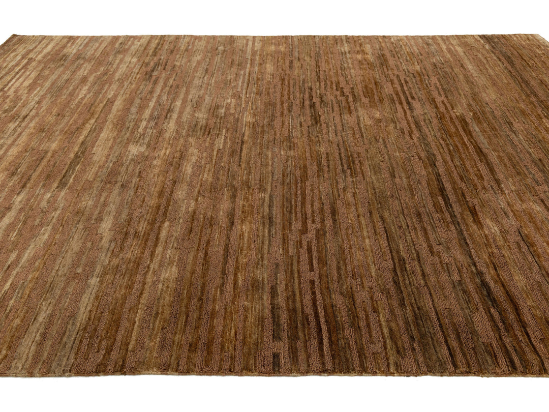 Modern Soumak Wool Rug 9 X 12