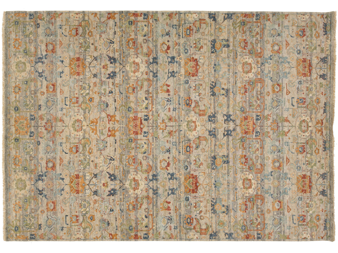 Modern Agra Wool Rug 9 X 14
