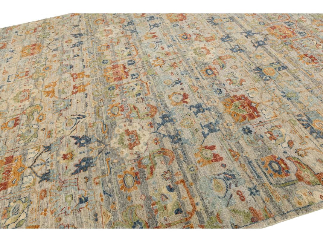 Modern Agra Wool Rug 10 X 14