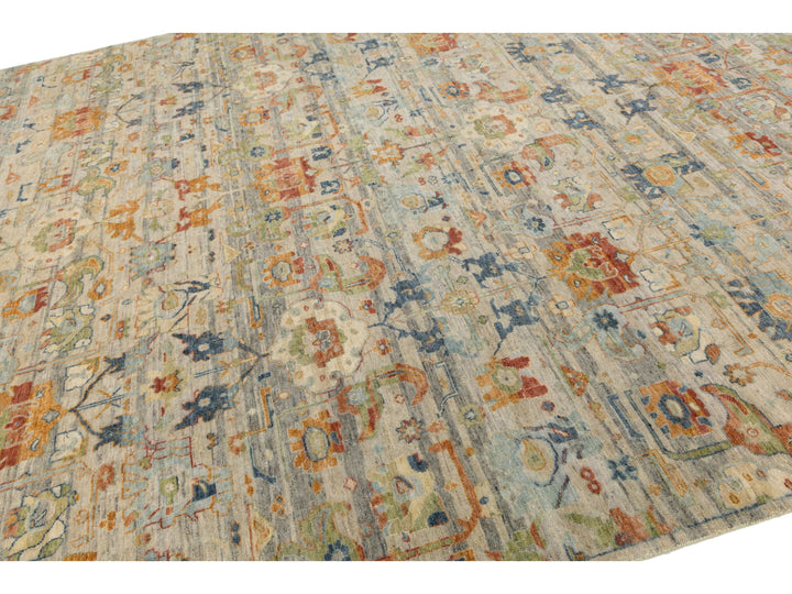 Modern Agra Wool Rug 10 X 14