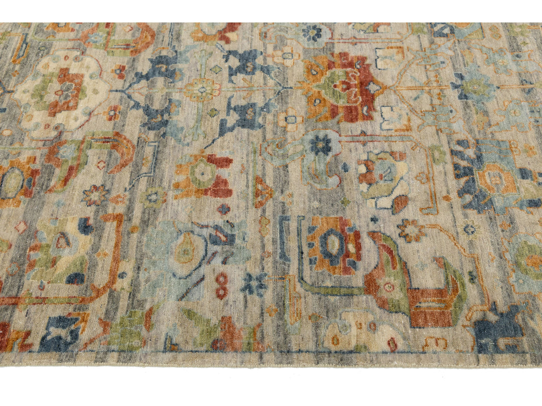 Modern Agra Wool Rug 10 X 14