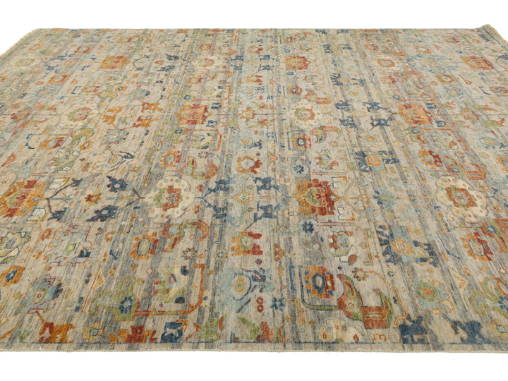 Modern Agra Wool Rug 10 X 14