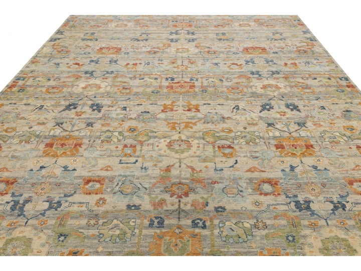 Modern Agra Wool Rug 10 X 14